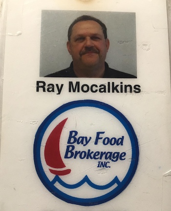 Photo of Ray Mocalkins old Bay Food Badge